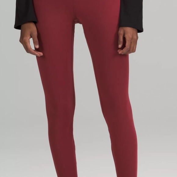 lululemon athletica Pants - Lululemon Align 28” Leggings in Wine size 12